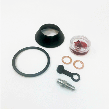 Brake Caliper Piston Seal Kit for 1974-1977 Harley-Davidson Sportster 1000:XLH-Front - for 1 Caliper - 0