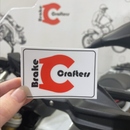 BrakeCrafters Sticker - 3" x 2"-2