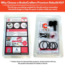 Brake Caliper Seal Kit for 2001-2006 Harley-Davidson Softail:Standard EFI FXSTI-Front & Rear - for 1 Caliper-3