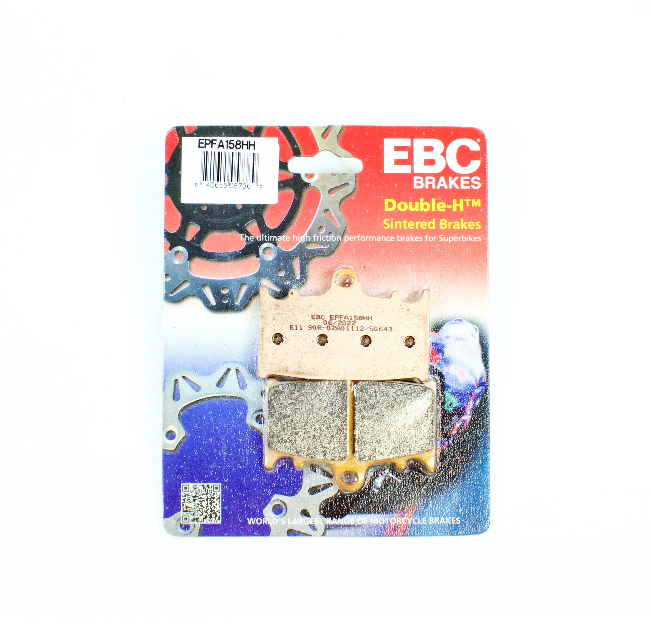 EBC Brake Pads Sintered Track Day for 2017-2020 Kawasaki Vulcan 1700:VN1700 Vaquero ABS-Front