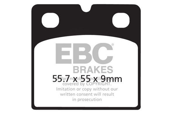 EBC Sintered Brake Pads 2 Pair FA18HH - check fitment table