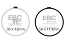 EBC Organic Brake Pad Set - 2 Pair FA38 for select Suzuki GS1000 models-4