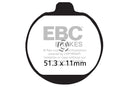 EBC Organic Brake Pads 2 Pair FA62 for select Kawasaki models-5