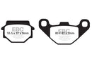 EBC Organic Brake Pads Set for 1994-2009 Kawasaki EX 500R NINJA Front Rear-5