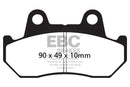 EBC Organic Brake Pads 2 Pair FA69 for select Honda models-2