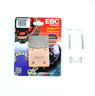 EBC Sintered Brake Pads with Pins for 1988-1991 Suzuki Intruder 750:VS750GLP-Front