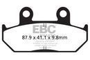 EBC Organic Disc Brake Pads Set for 1988-2000 Honda GL 1500 GOLDWING Front 2 Pr-3