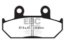 EBC Sintered Brake Pads 2 Pair FA124HH for select Honda models-3