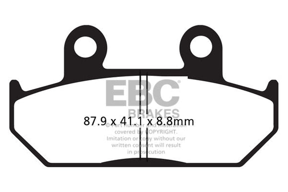 EBC Sintered Brake Pads 2 Pair FA124HH for select Honda models