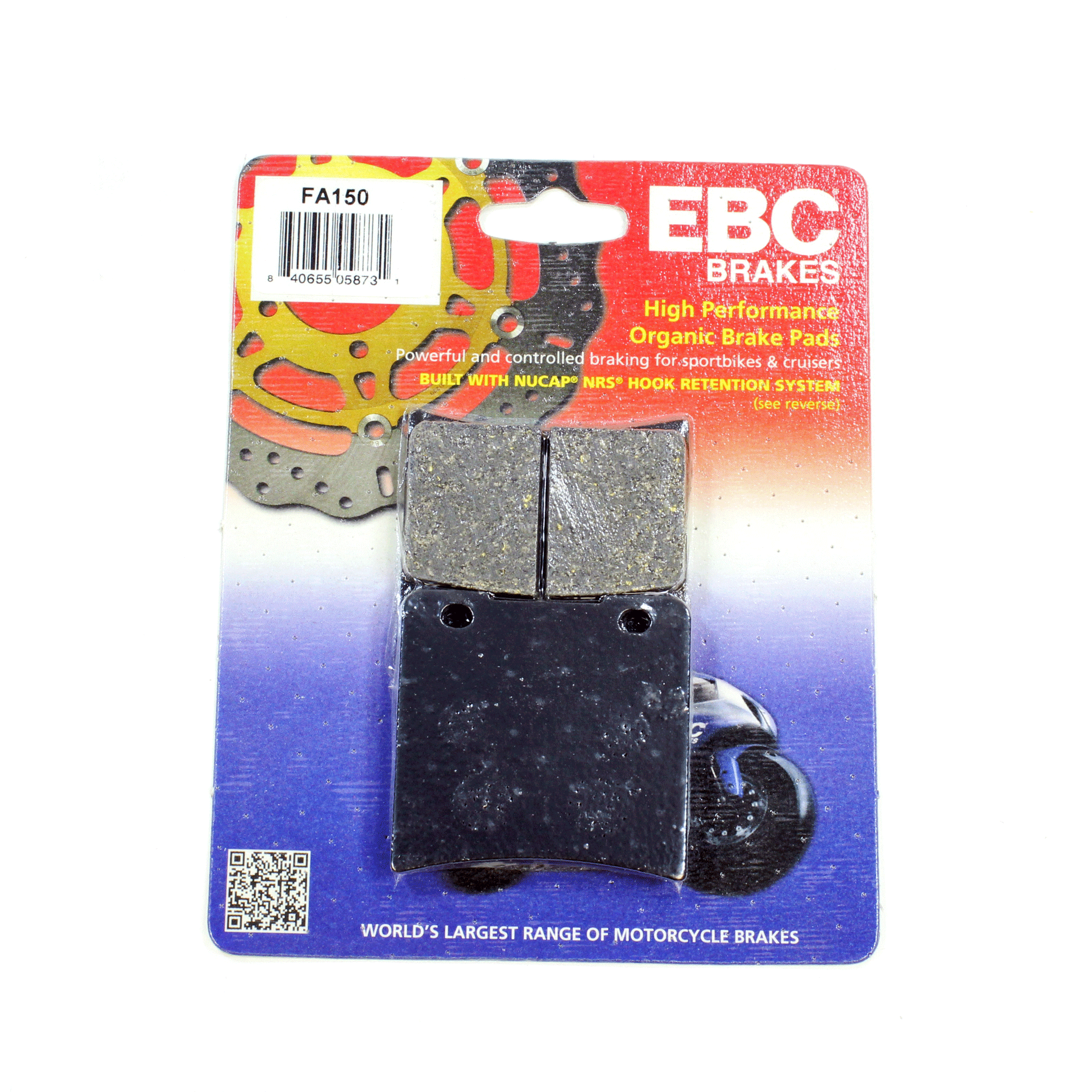 EBC Brake Pads Organic for 1986-1988 Suzuki Cavalcade 1400:GV1400-Rear