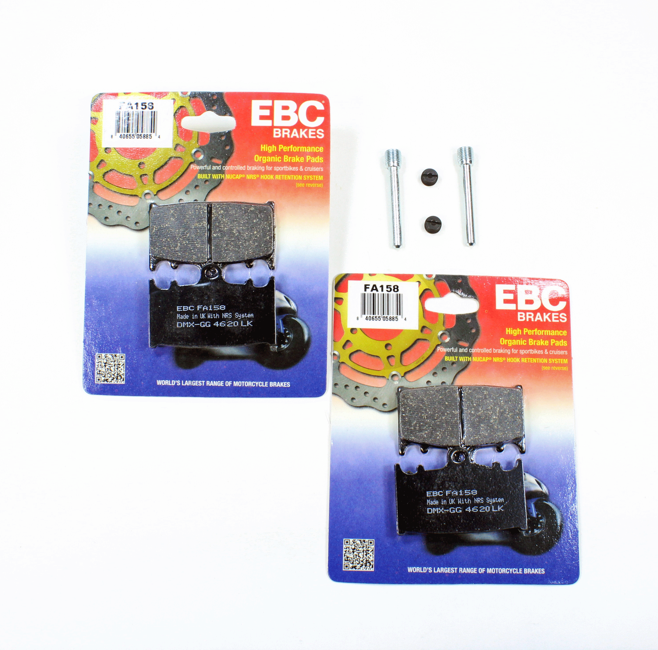 EBC Brake Pad Set with Pins for 2002-2003 Suzuki GSXR600-Front