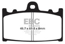 EBC Organic Brake Pads 2 Pr FA158 for select Husaberg Kawasaki Suzuki models-3