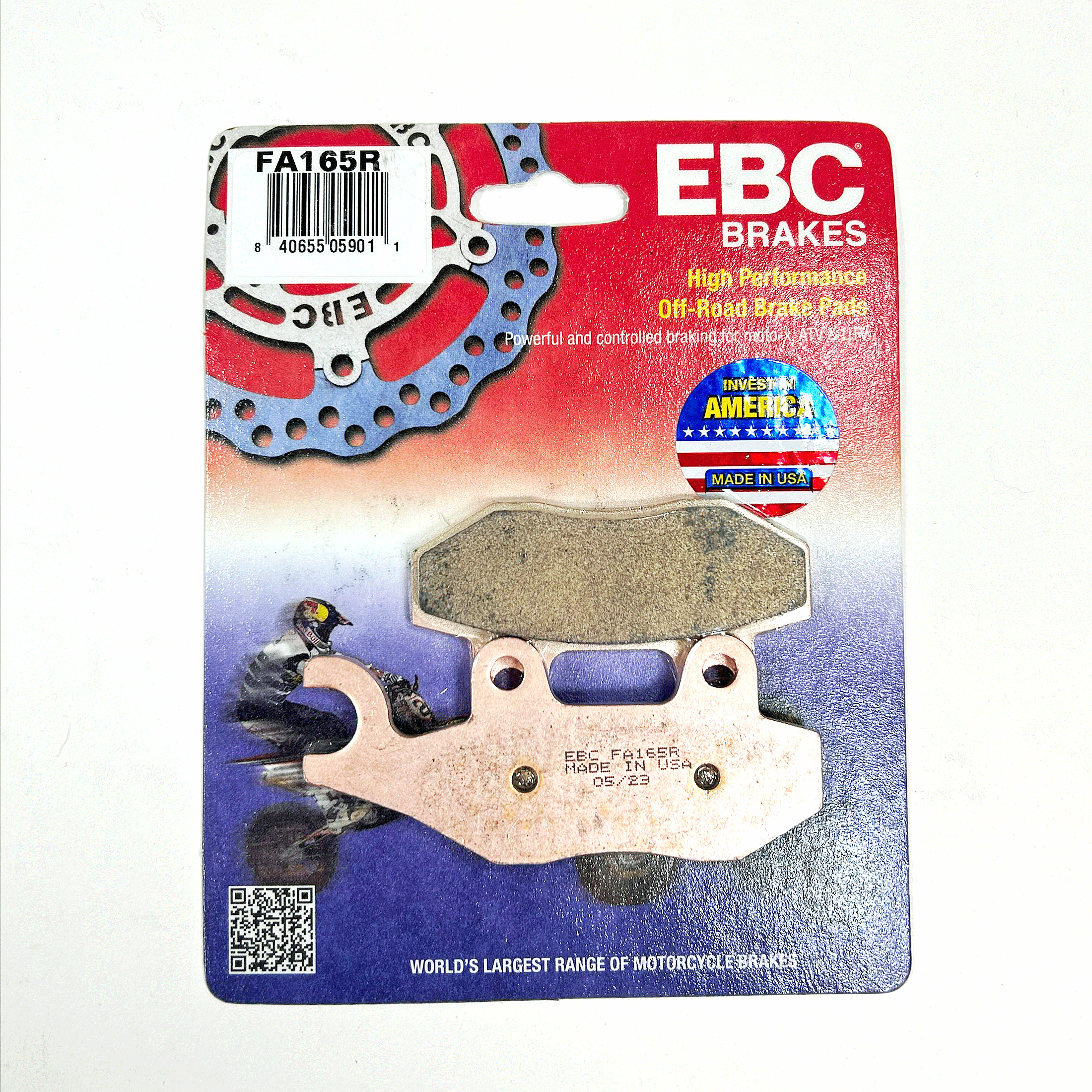 EBC Semi-Sintered R Brake Pads for 2017 Kawasaki Mule PROFXT:KAF820BHF EPS-Front