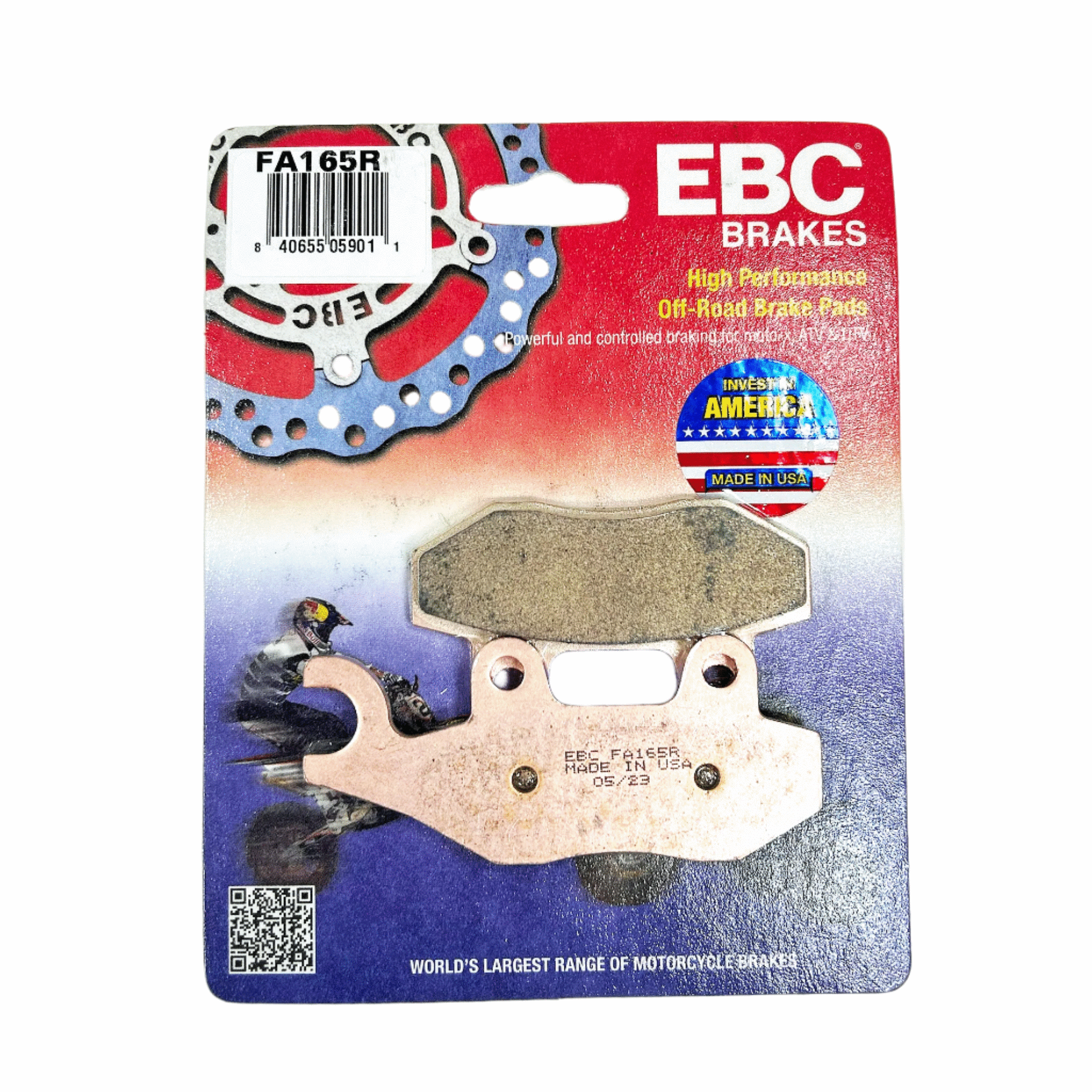 EBC Semi-Sintered R Brake Pads for 1991 Cagiva Elefant:900-Front - 0