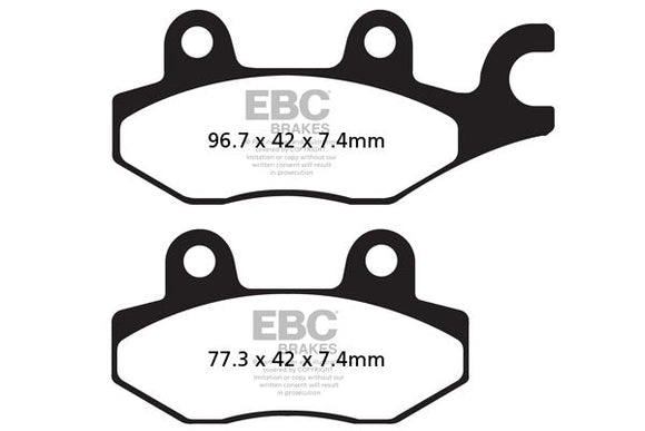 EBC Brake Pads ATV FA165R Off Road Mud & Sand