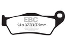 EBC Front & Rear Sintered Ducati Brake Pad Set FA181HHx2 & FA47HHx1 - 3 Pair-4