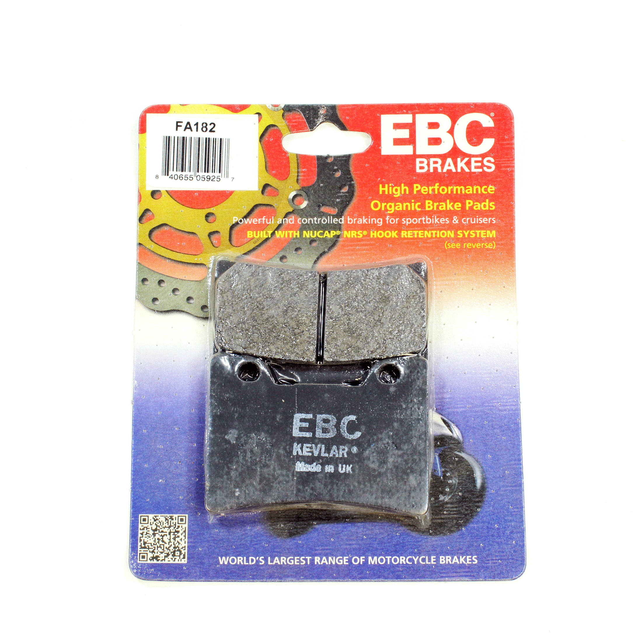 EBC Brake Pads Organic for 1992-1993 Yamaha FZR1000-Front