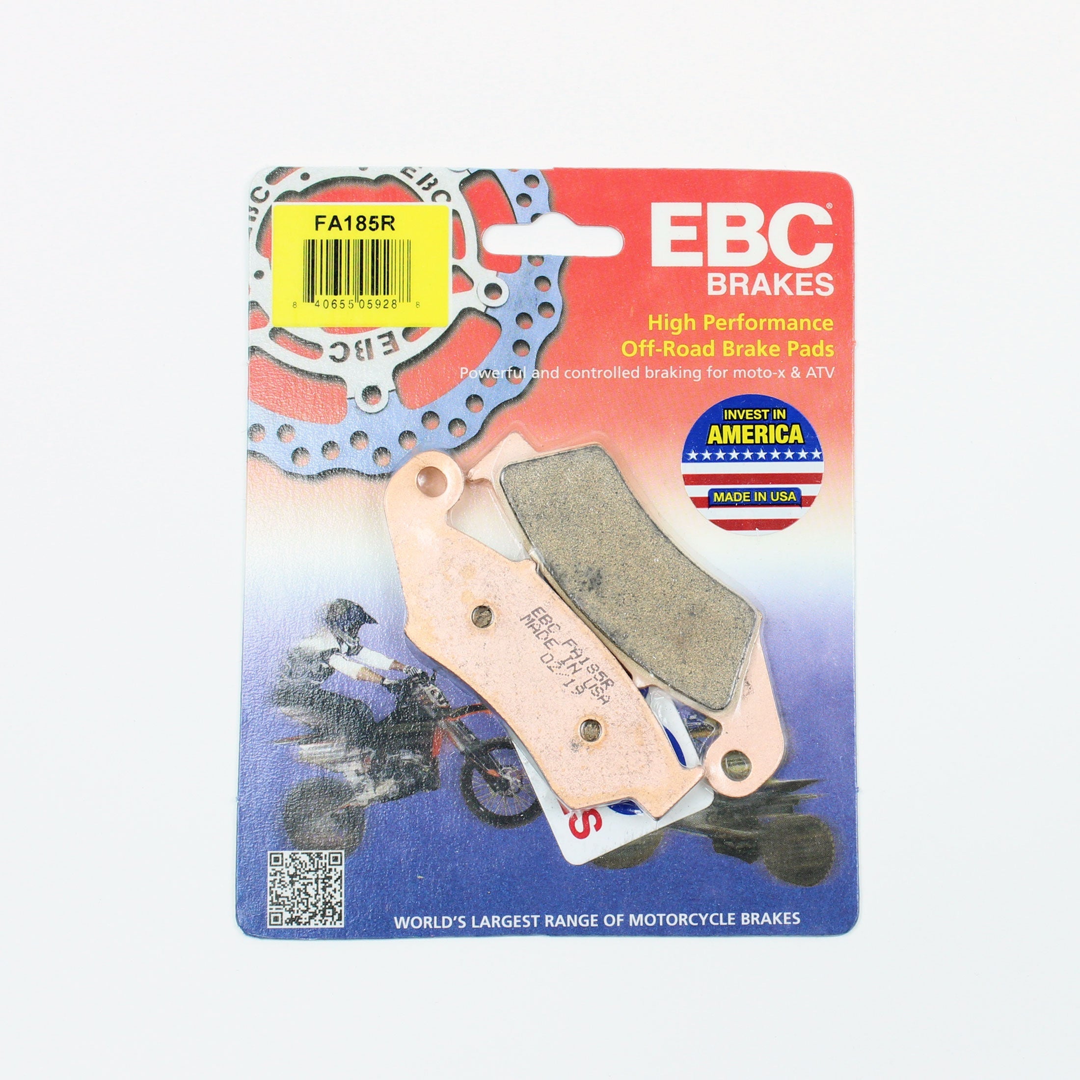 EBC Semi-Sintered R Brake Pads for 2015-2020 Suzuki DR650S-Front