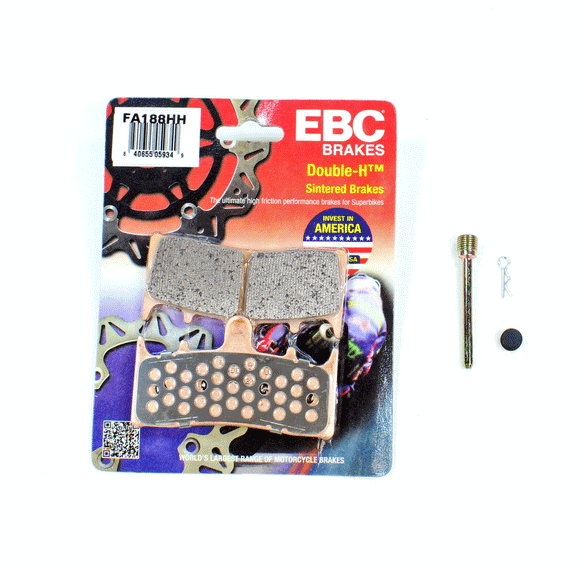 EBC Sintered Brake Pads with Pins for 2001-2002 Suzuki GSXR1000-Front