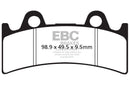EBC Sintered Brake Pad 2 Pr FA190HH fits select Yamaha & Triumph models-3