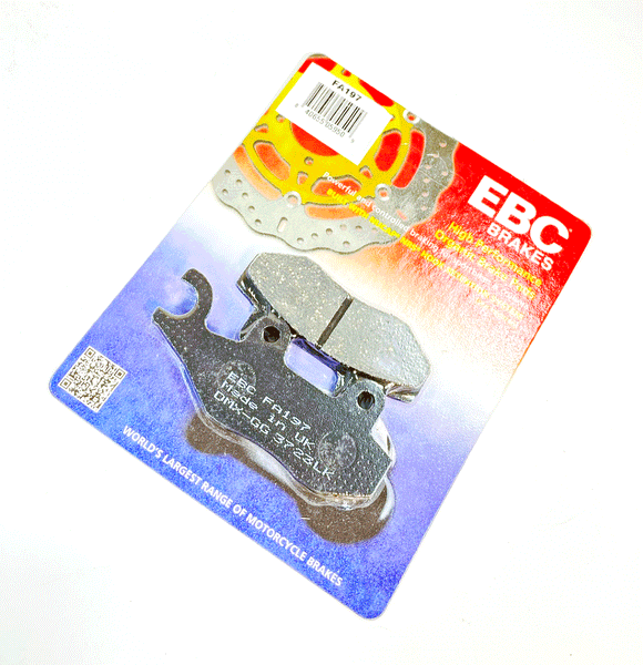 EBC Brake Pads Organic for 2017-2021 Kawasaki Ninja 400:EX400-Front/Rear