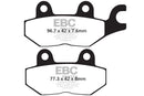 EBC Sintered Brake Pads 2 Pair FA214HH+FA215HH for select Yamaha models-6