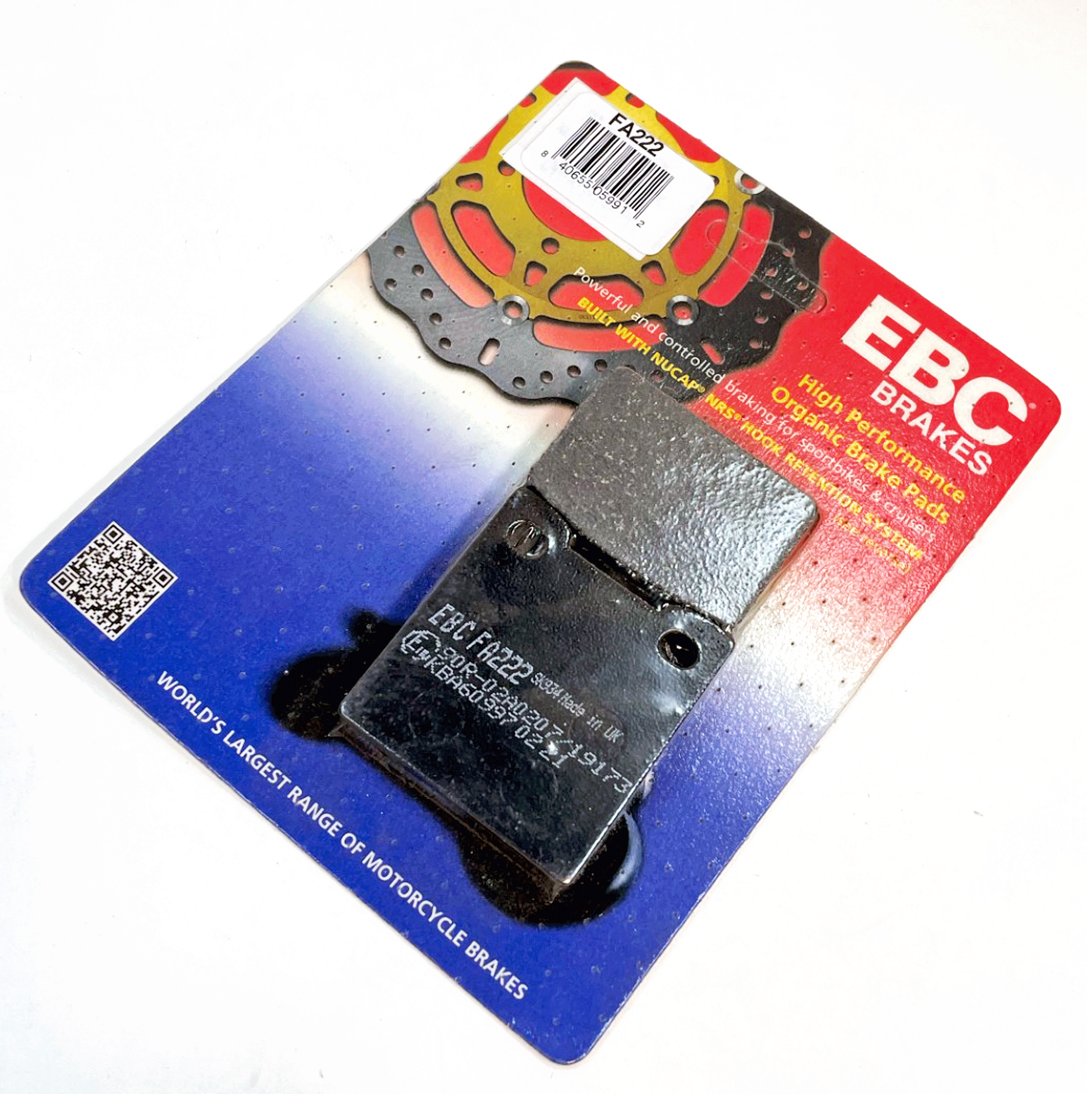 EBC Brake Pads Organic for 1994-1995 Suzuki RF900R-Rear - 0