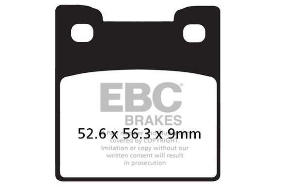 EBC Brakes Organic Brake Pad FA222