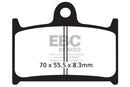 EBC Organic Brake Pads 2 Pair FA236 for select Triumph models-3