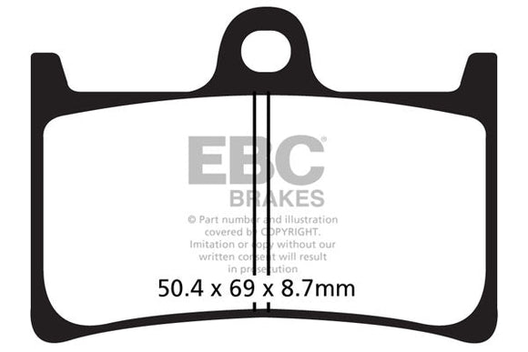 EBC Sintered Brake Pads 2 Pair FA252HH for select Yamaha models