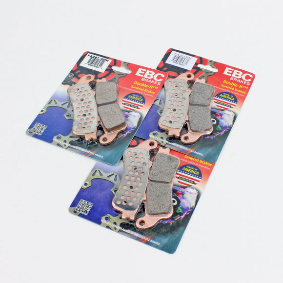 EBC HH Rated Sintered Brake Pad Front & Rear Set-3 Pair FA261HHx2 & FA261HHx1