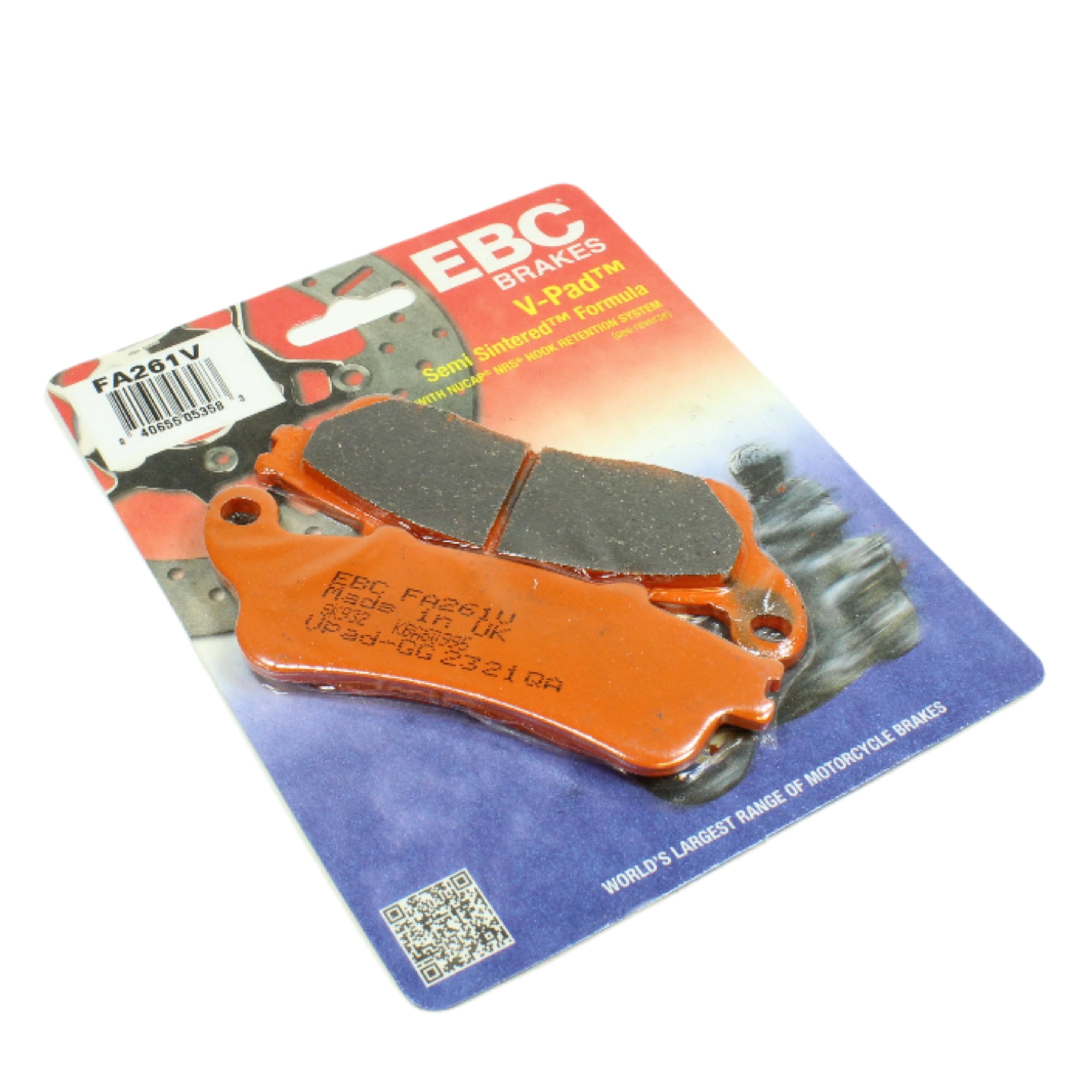 EBC Bremsbelag-Set Für Harley Road Glide – Semi-Sintered VLD Mit Chrom-Optik