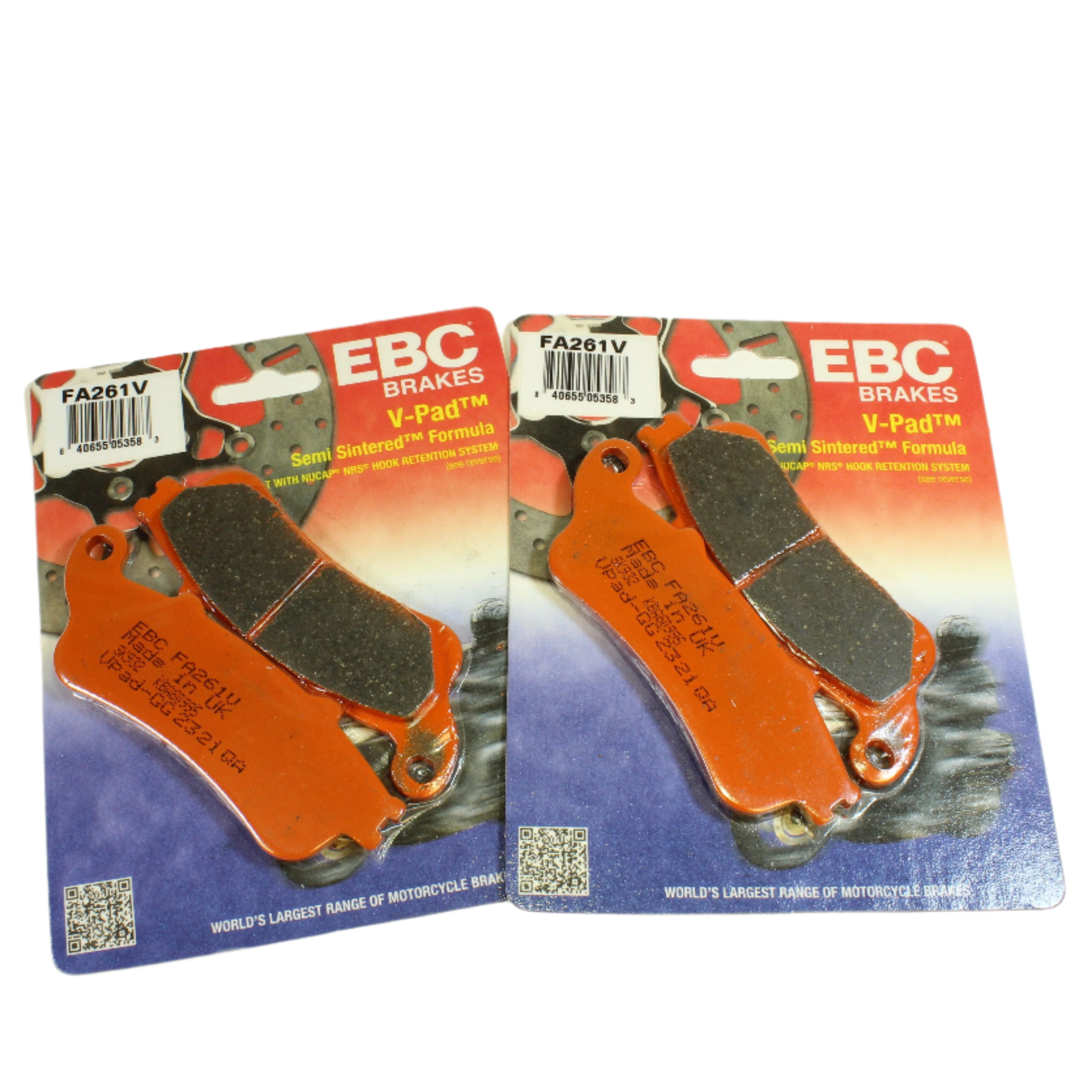 EBC Brake Pad Set Organic for 2005-2007 Honda VTX1800N2-Front