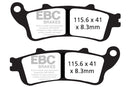 EBC Sintered Brake Pads 2 Pair FA261V for select Honda Victory models-5