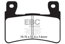 EBC Sintered Brake Pads and Caliper Pins Front for select Harley-Davidson models-6