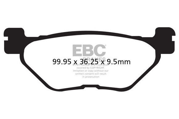 EBC HH Sintered Brake Pad Set for 2006 -2020 Yamaha FJR 1300-Set Front Rear
