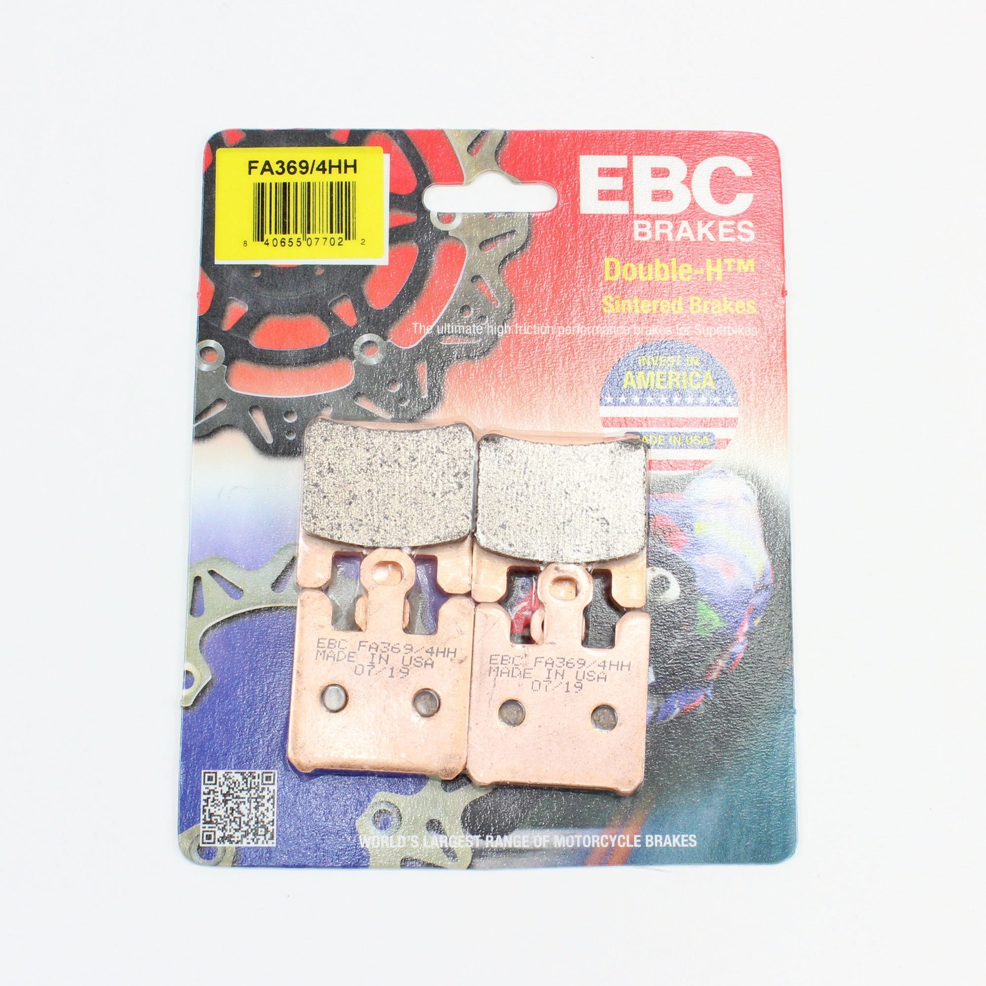 EBC Brake Pads Sintered for 2003-2006 Kawasaki Ninja ZX6RR: ZX600K/M/N-Front- 1 Caliper