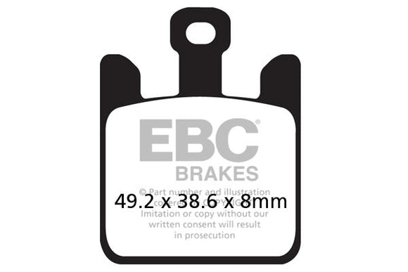 EBC Sintered Brake Pads 2 Pair FA369/4HH for select Kawasaki Suzuki models