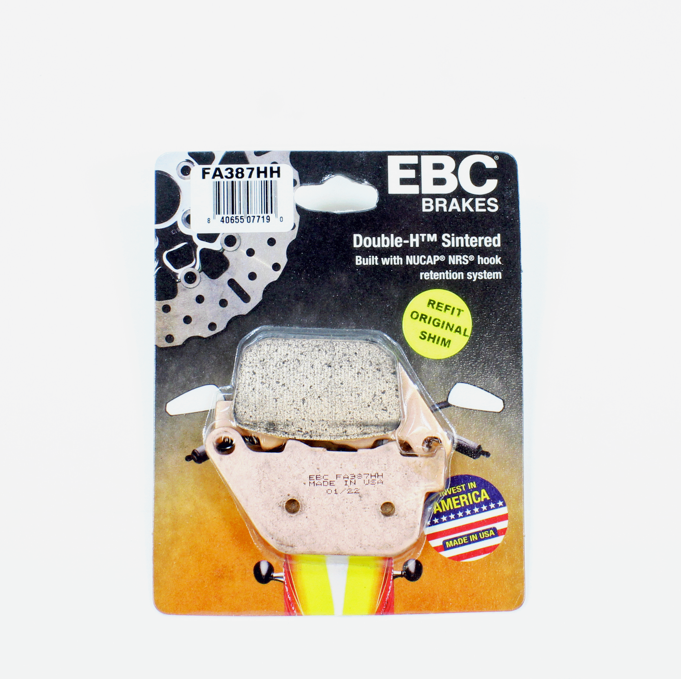 EBC Brake Pads Sintered for 2004-2010 Harley-Davidson Sportster 883: XL883L Low-Rear