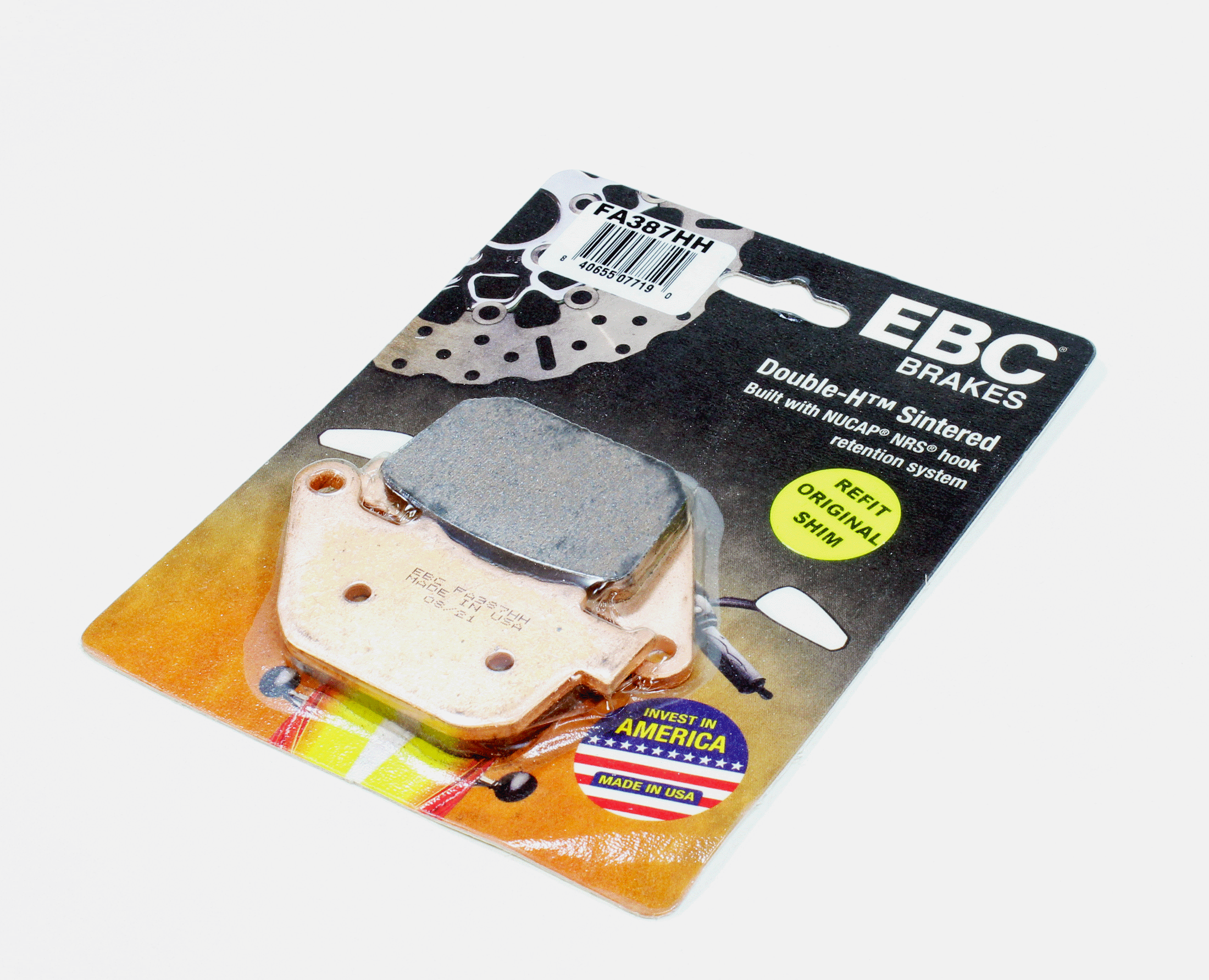 EBC Brake Pads Sintered for 2008-2010 Harley-Davidson Sportster 1200: XR1200-Rear - 0