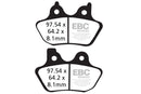 EBC Sintered Brake Pad Set - 2 Pair FA400HH for select Harley Davidson models-4
