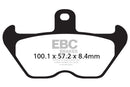 EBC Organic Brake Pad Set - 2 Pair FA407 for select BMW models-4