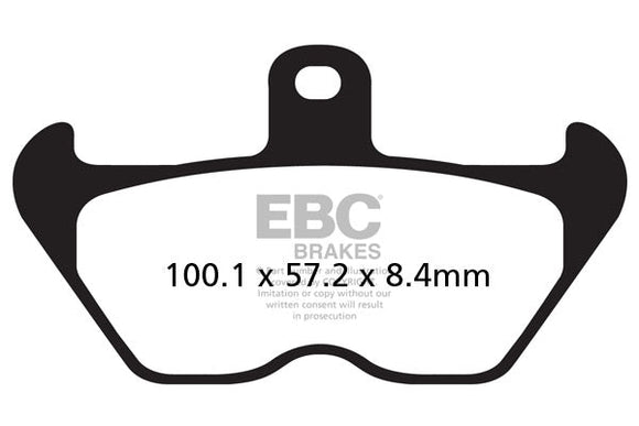 EBC Organic Brake Pad Set - 2 Pair FA407 for select BMW models
