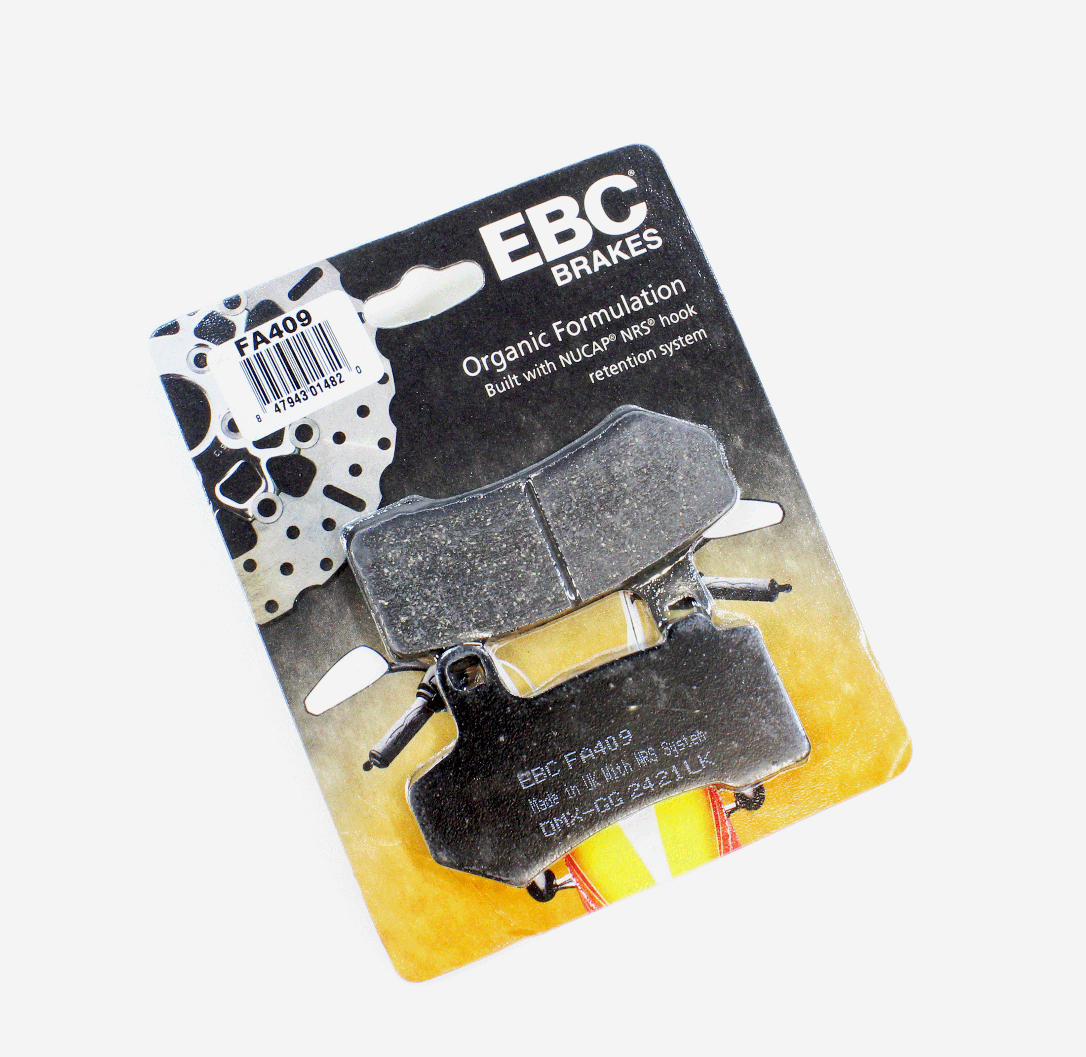 EBC Brake Pads Organic for  2008-2013 Harley-Davidson Electra Glide:Classic FLHTC-Front/Rear - 0