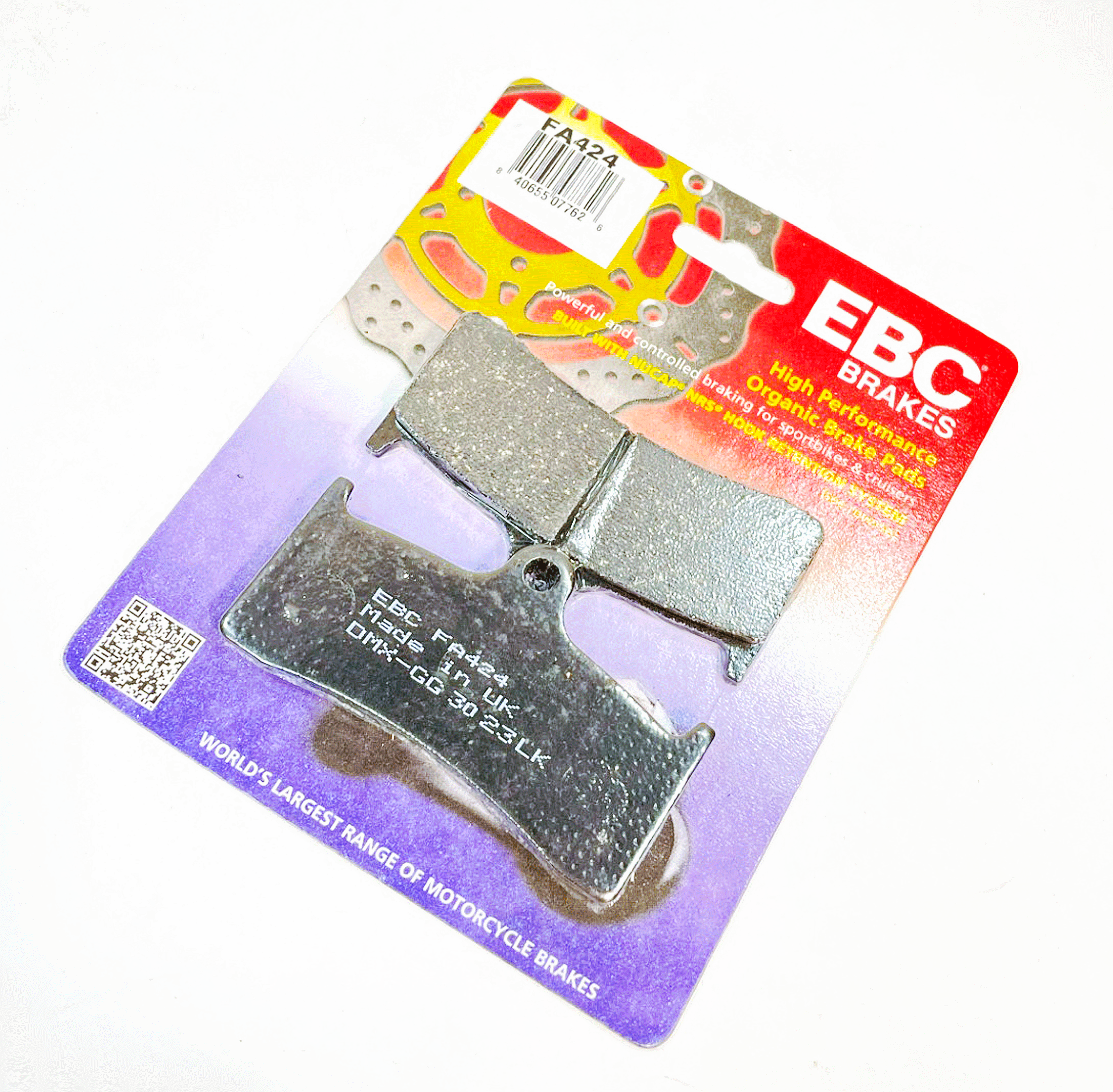 EBC Brake Pads Organic for 1998-2005 Buell Lightning:X1-Front - 0