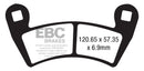 EBC Brakes FA452R Severe Duty Sintered Brake Pads 2 pack – Fits Polaris RZR 800 / 900 / 1000 & Ranger Series-4