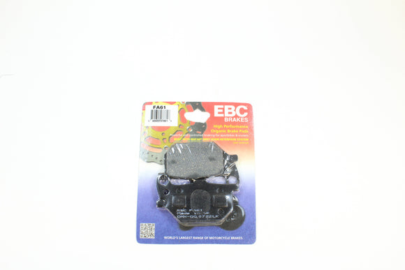 EBC Organic Brake Pad Set - 2 Pair FA41+FA61 for select Yamaha XS 750/850/1100