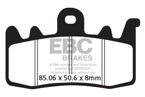 EBC Sintered Brake Pads 2 Pr FA209/2HHx2+FA213HH Front+Rear check fitment table