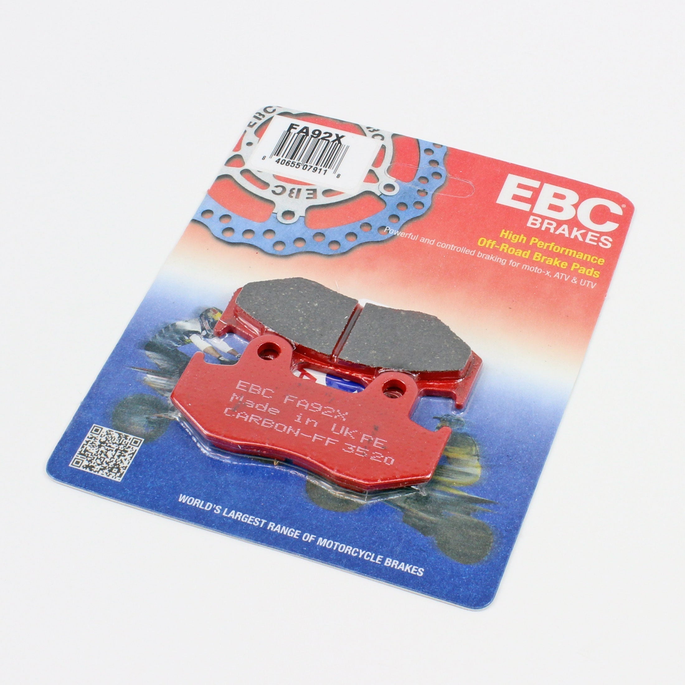 EBC Brake Pads Sintered X-Pads for 1986-1989 Honda FourTrax 250:TRX250R 2x4-Rear