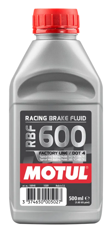 MOTUL RBF 600 Racing Brake Fluid - Factory Line / DOT 4